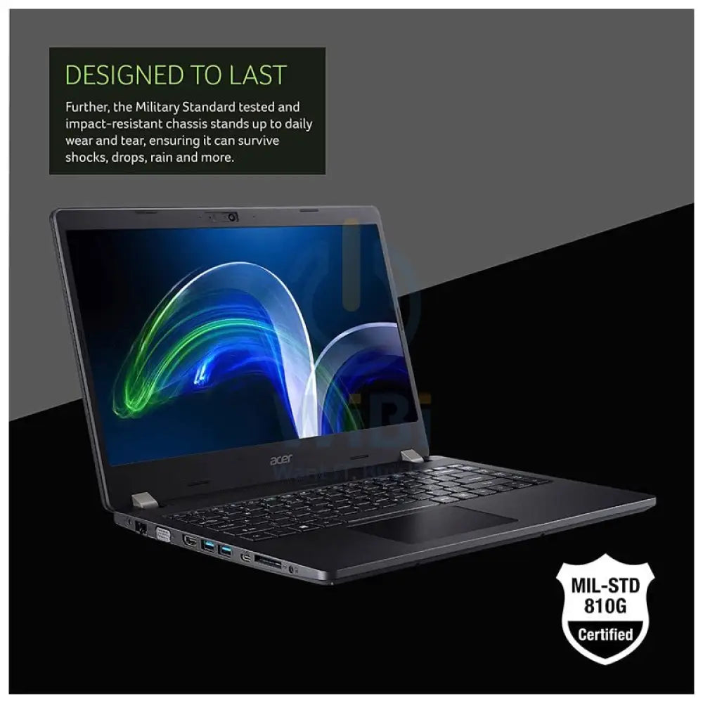 Acer TravelMate P2 TMP214-53 - 14.0’’ FHD / i7 / 8GB / 250GB (NVMe M.2 SSD) / 1YW / Arabic/English / Shale Black / DOS