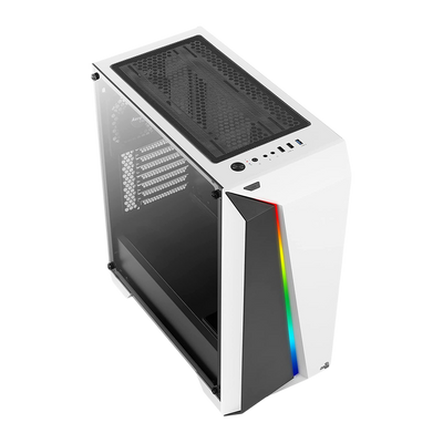Aerocool Cylon Pro RGB Mid Tower Case - White