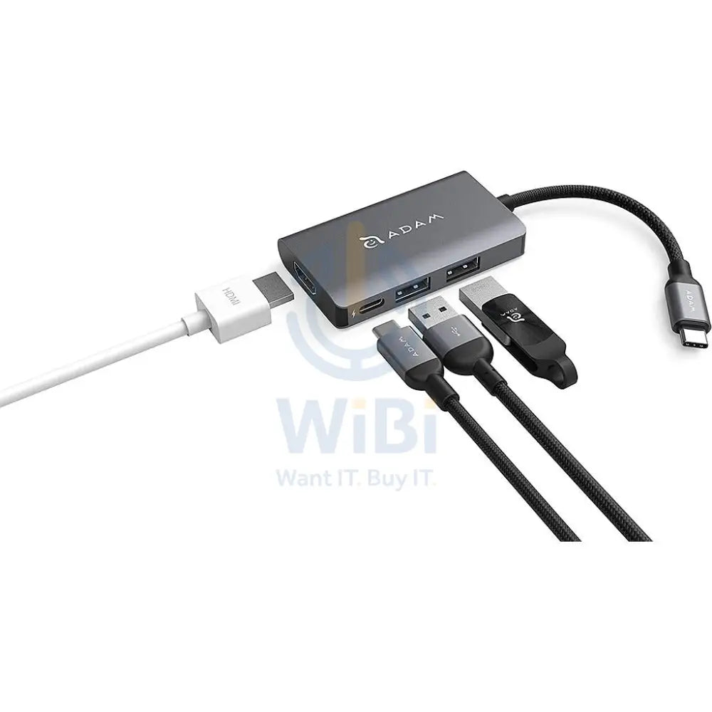 Adam Elements CASA HUB A01m USB-C 3.1 4 port Hub - Grey Accessories > USB Hub