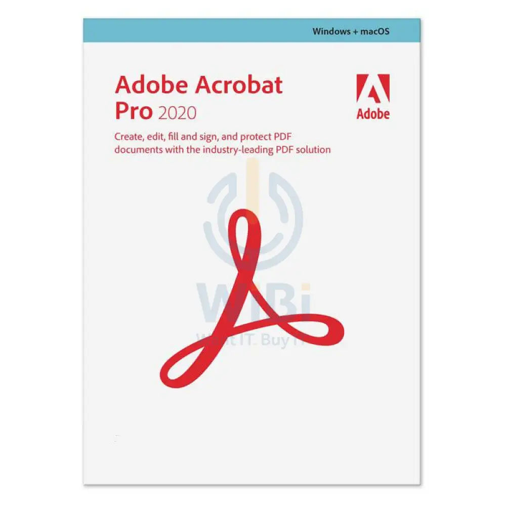 Acrobat Professional 2020 - ترخيص مستخدم واحد / 32 و64 بت / لغة شرق أوسطية للغة العربية