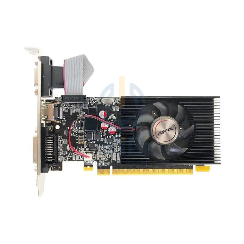 AFOX NVIDIA NVIDIA GeForce® GT 730 - 4 جيجابايت / DDR3 / بت / PCIe / D-Sub / إتش دي إم أي / DVI