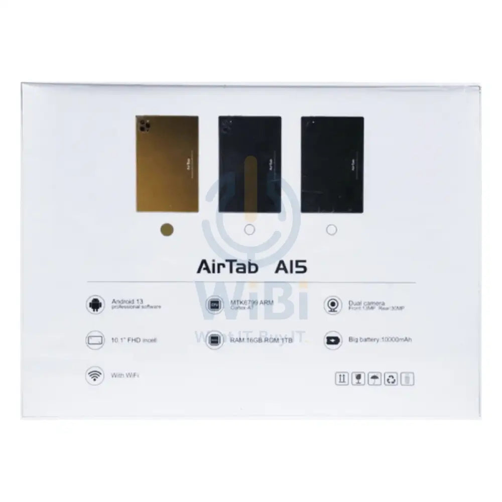 AirTab A15 / 10.1’’ / 16GB / 1TB / Wi-Fi / Black Mobiles & Tablets > Tablets
