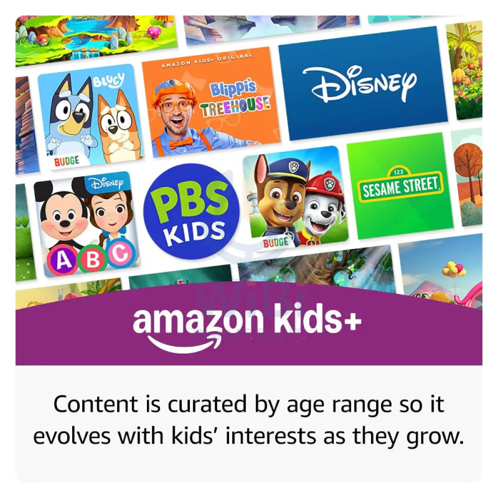 Amazon Fire 7 Kids Tablet - 7-inch / 16GB / 2GB / Wi-Fi / Blue Mobiles & Tablets > Tablets