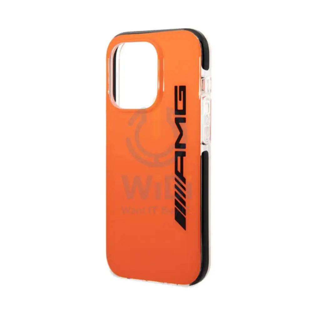 AMG PC/TPE Hard Case Bumper Protection - Apple iPhone 14 Pro / Orange / Black Accessories > Mobiles & Tablets > Mobiles