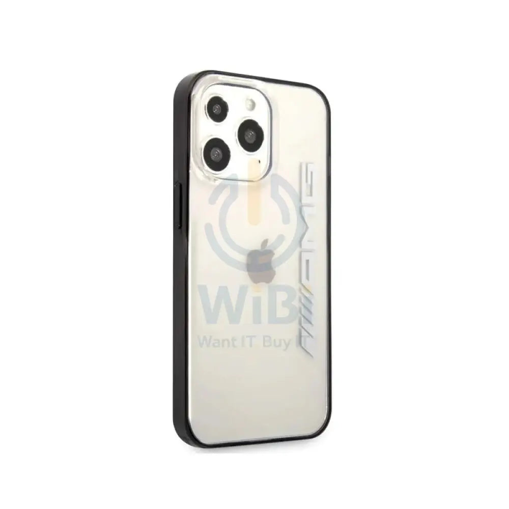 AMG PU Hard Case With Black Matte TPU Rim - Apple iPhone 14 Pro Max / Transparent Accessories > Mobiles & Tablets >