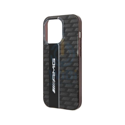 AMG Transparent Double Layer with Carbon Pattern II Case for Apple iPhone 14 Pro - Black Accessories > Mobiles &