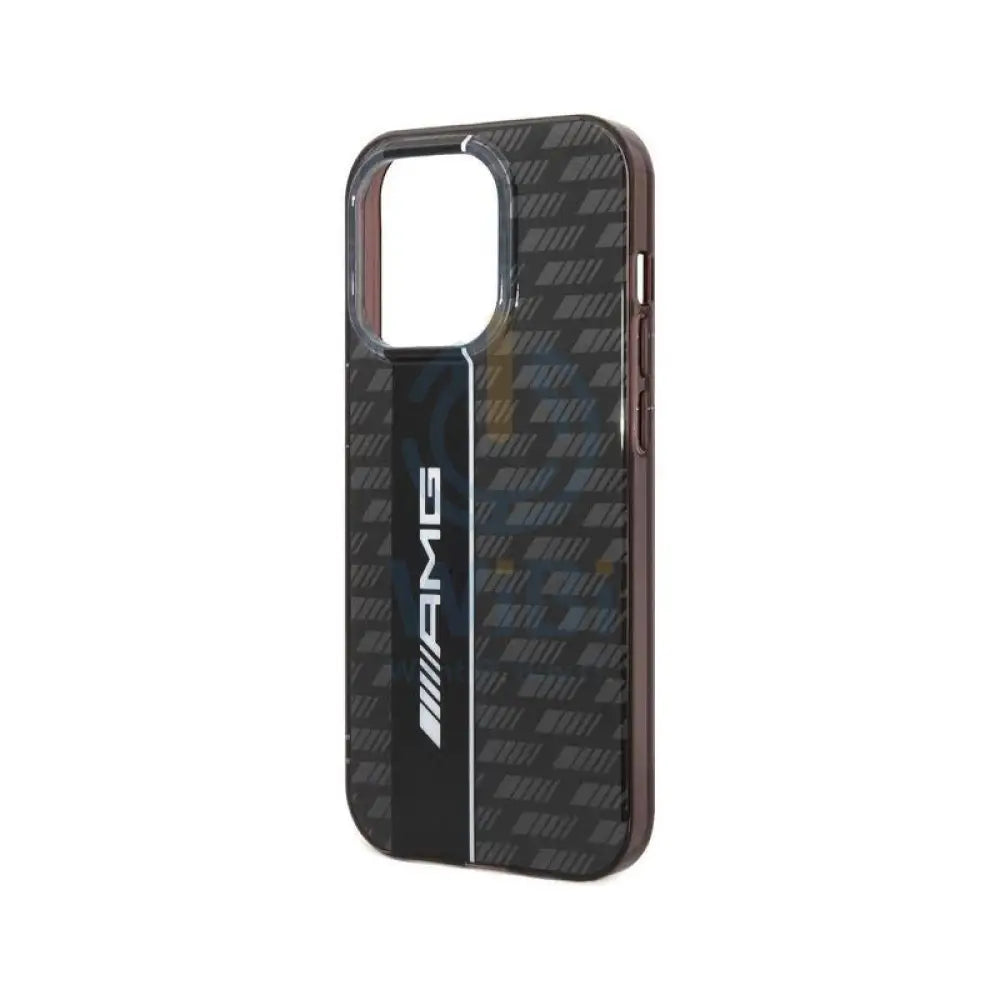 AMG Transparent Double Layer with Carbon Pattern II Case for Apple iPhone 14 Pro - Black Accessories > Mobiles &