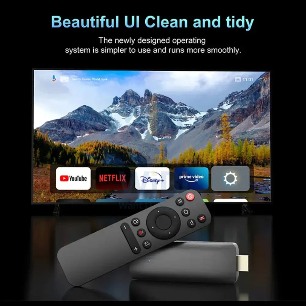 Android TV 4K Stick - 2.4 GHz / 8GB / 128GB / 4K / Bluetooth / HDMI / Micro- Black Accessories > Smart Devices
