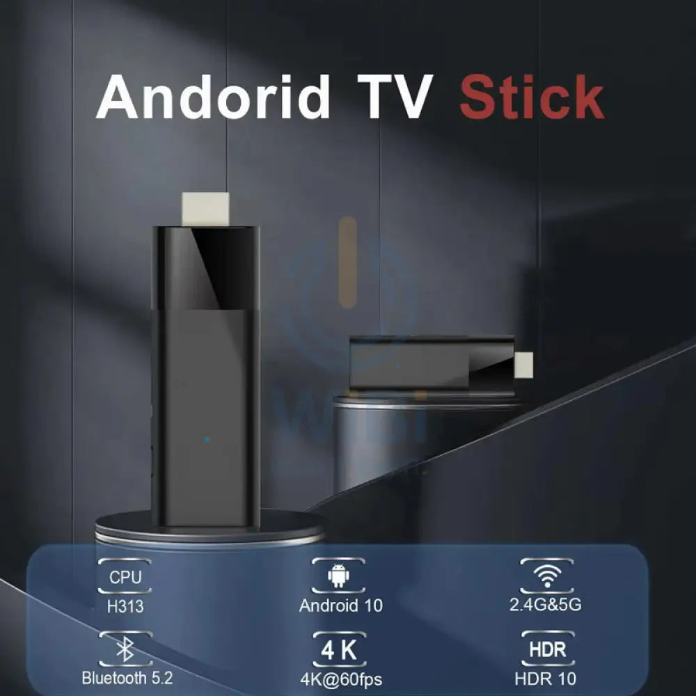 Android TV 4K Stick - 2.4 GHz / 8GB / 128GB / 4K / Bluetooth / HDMI / Micro- Black Accessories > Smart Devices