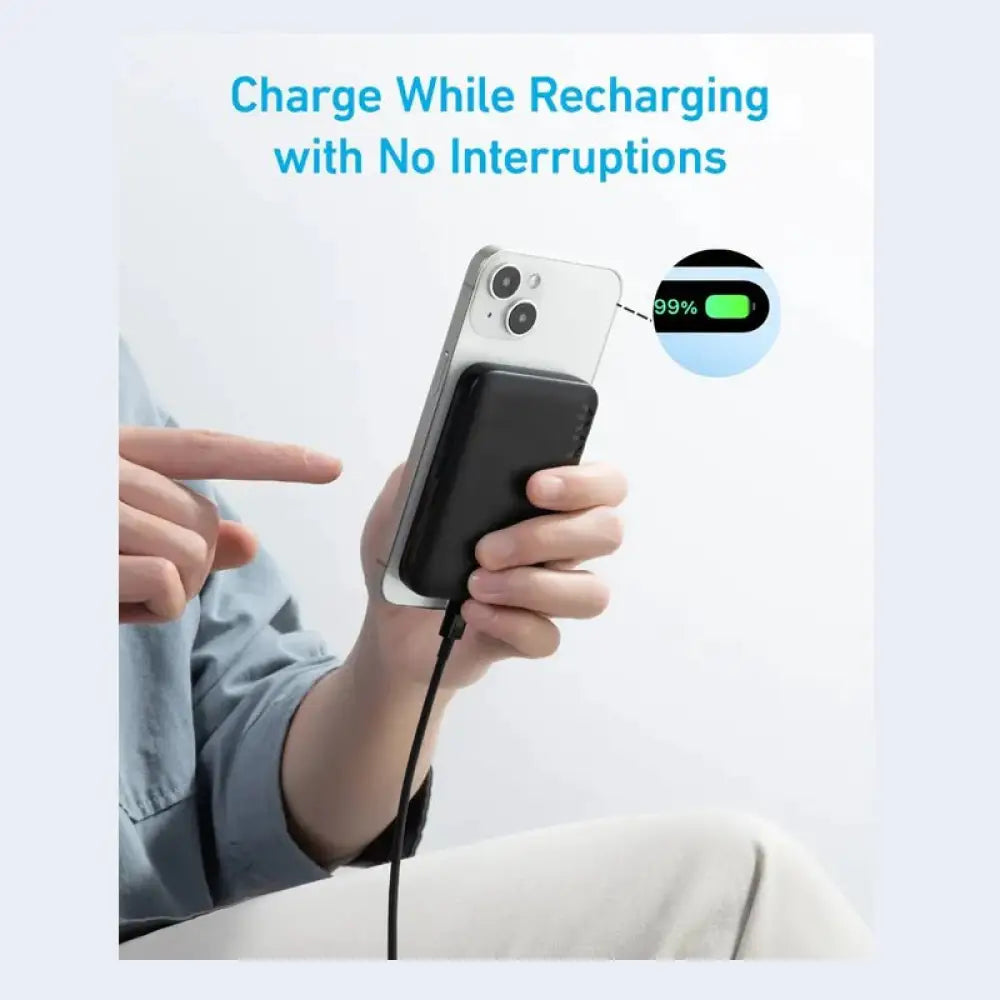 Anker 321 MagGo Battery (PowerCore 5K) -Black Accessories > Power Bank