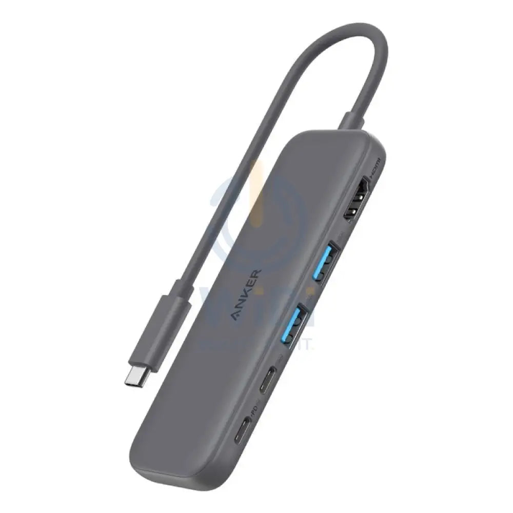 Anker 332 USB-C Hub (5-in-1) - Black Accessories > Cables & Converters > Cables
