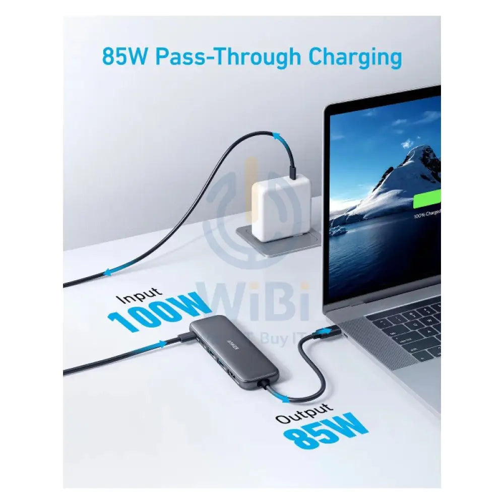 Anker 332 USB-C Hub (5-in-1) - Black Accessories > Cables & Converters > Cables