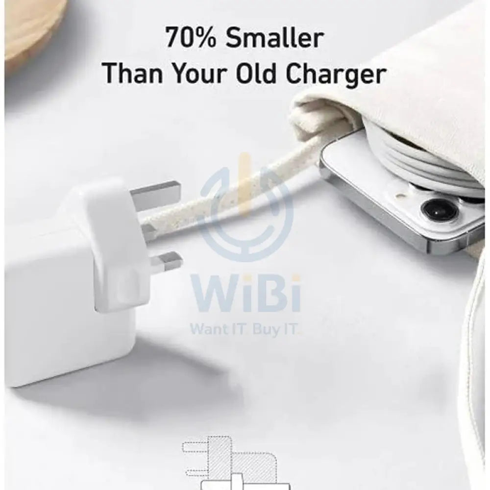 Anker 511 Charger (Nano 3 30W) -White Accessories > Power Adapters