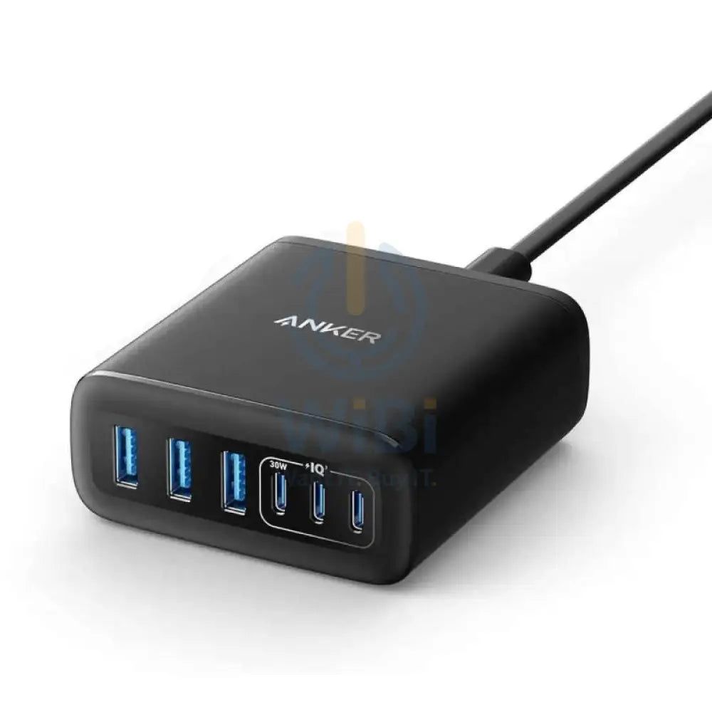Anker 6-Port Charger - 112W / USB-A / USB-C / Black Accessories > Power Adapters