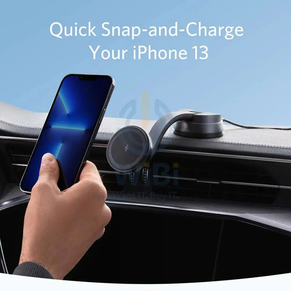 Anker 613 Magnetic Wireless Charger (MagGo) -Black Accessories > Power Adapters