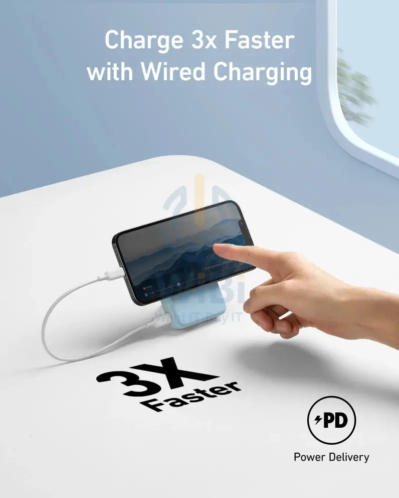 Anker 633 Magnetic Battery (MagGo) 10K - Wireless / Blue Accessories > Mobiles & Tablets > Mobiles > Mobile Holder