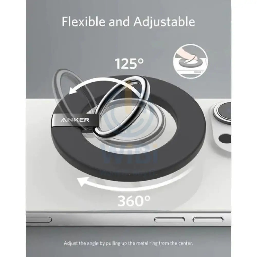 انكر 640 مغناطيسي مقبض هاتف (ماجو) - أسود اكسسوارات > هواتف تابلت > هواتف