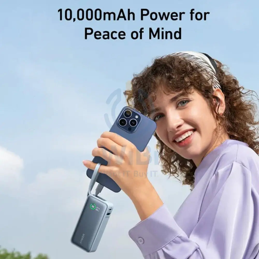 Anker Nano Power Bank - 30W / USB-C / 10000mAh PD / Black Accessories > Power Bank > Offer Zone
