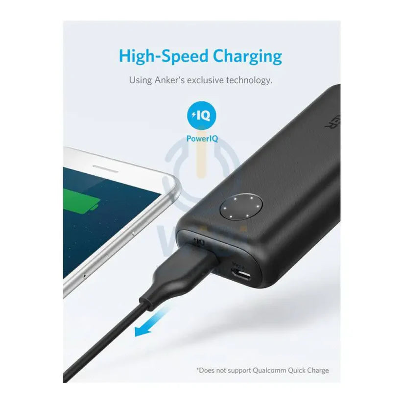 Anker PowerCore II Power Bank - 6700 mAh / Micro USB / USB-A / Black