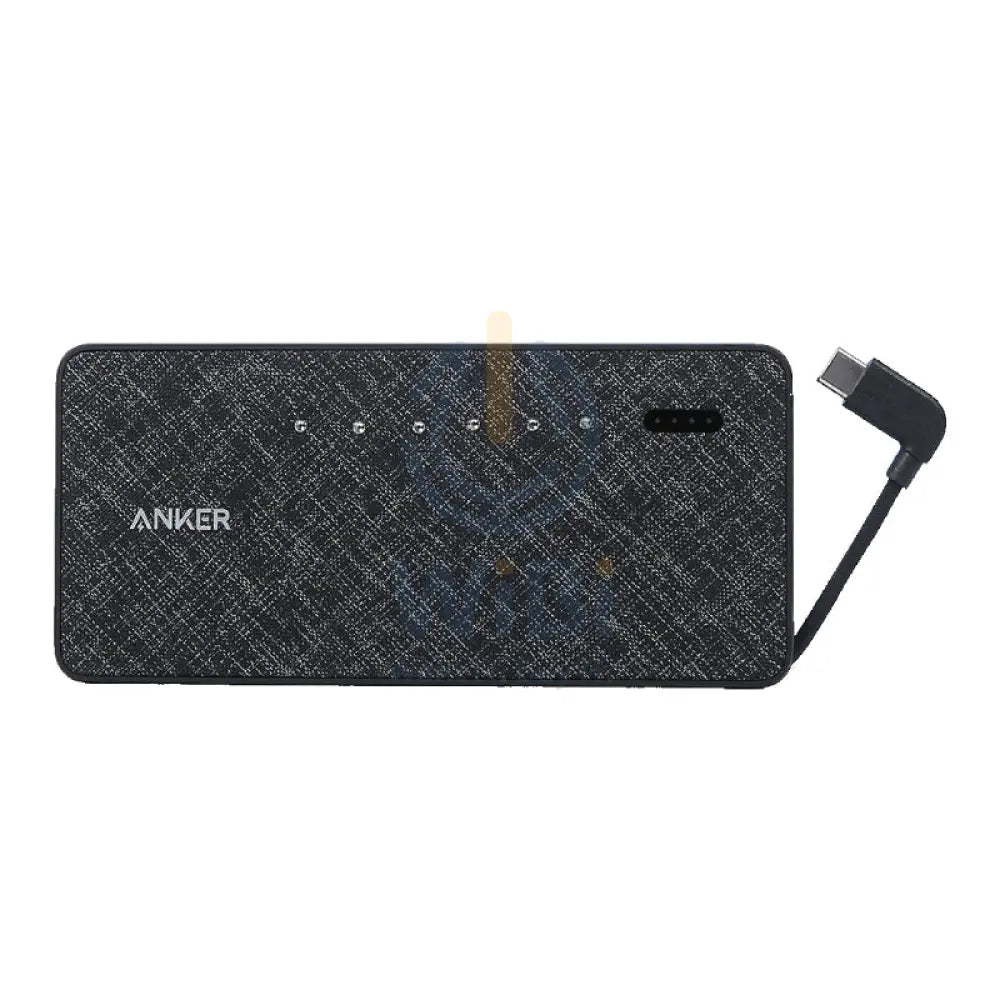 Anker PowerCore + Metro 10000 with Builtin USBC Cable - Black Fabric Limited Edition Accessories > Power Bank