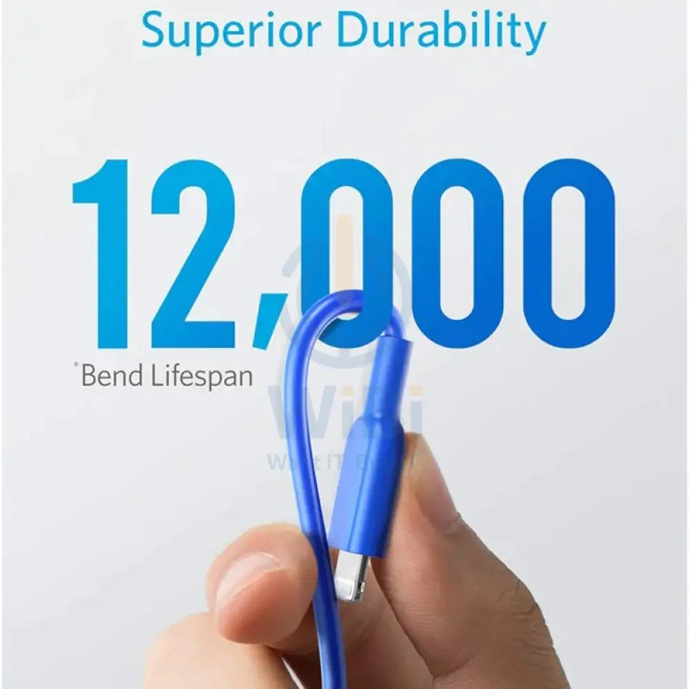 Anker PowerLine II Lightning (0.9m /3ft) C89 - Blue Accessories > Cables & Converters > Cables