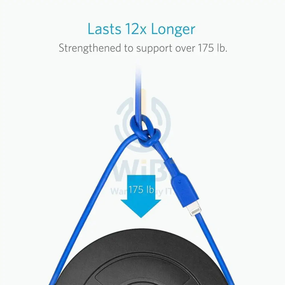 Anker PowerLine II Lightning (0.9m /3ft) C89 - Blue Accessories > Cables & Converters > Cables