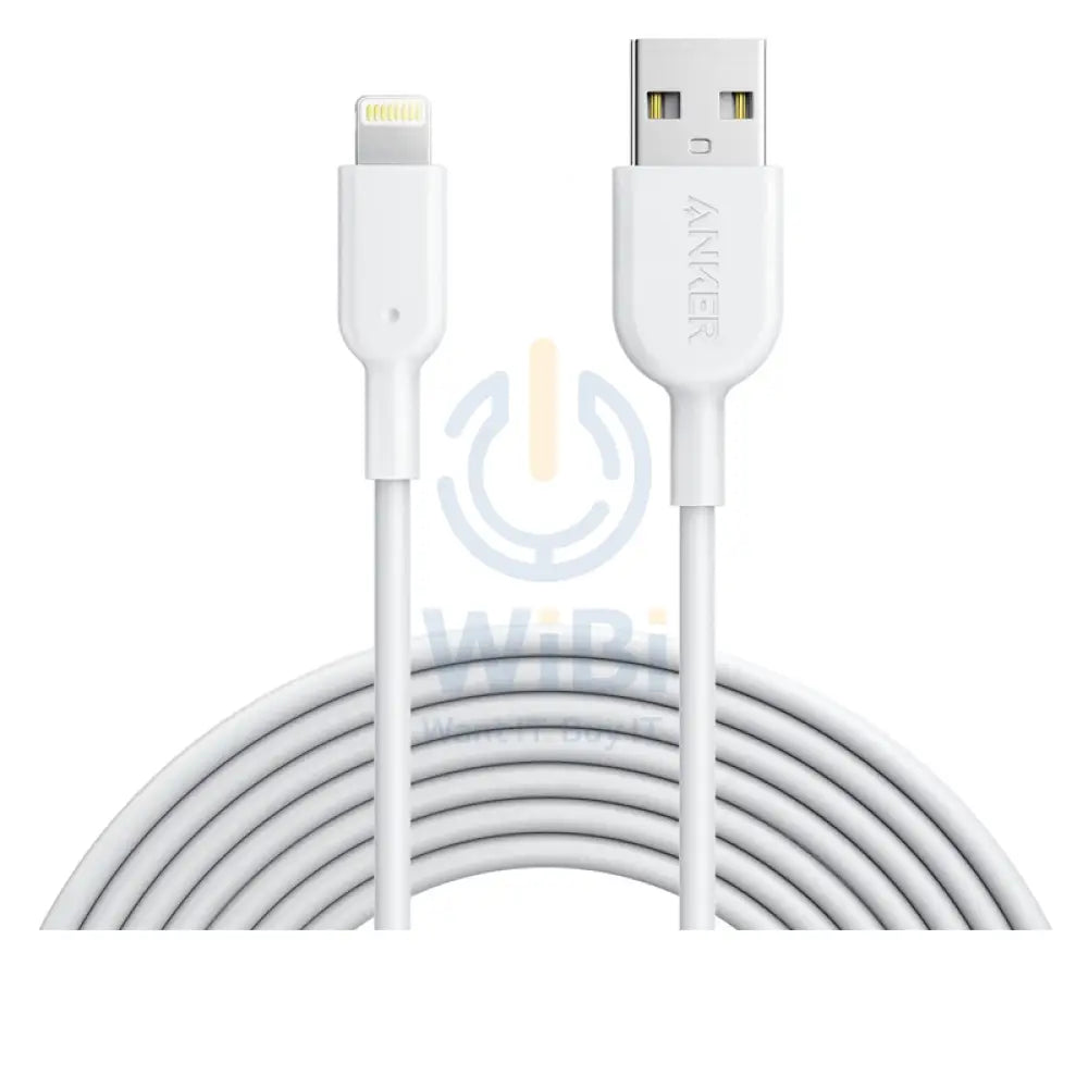 Anker PowerLine II Lightning Cable - USB 2.0 / 1.8m / White