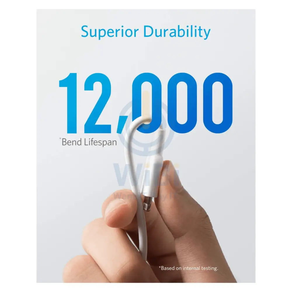 Anker PowerLine II Lightning Cable - USB 2.0 / 1.8m / White