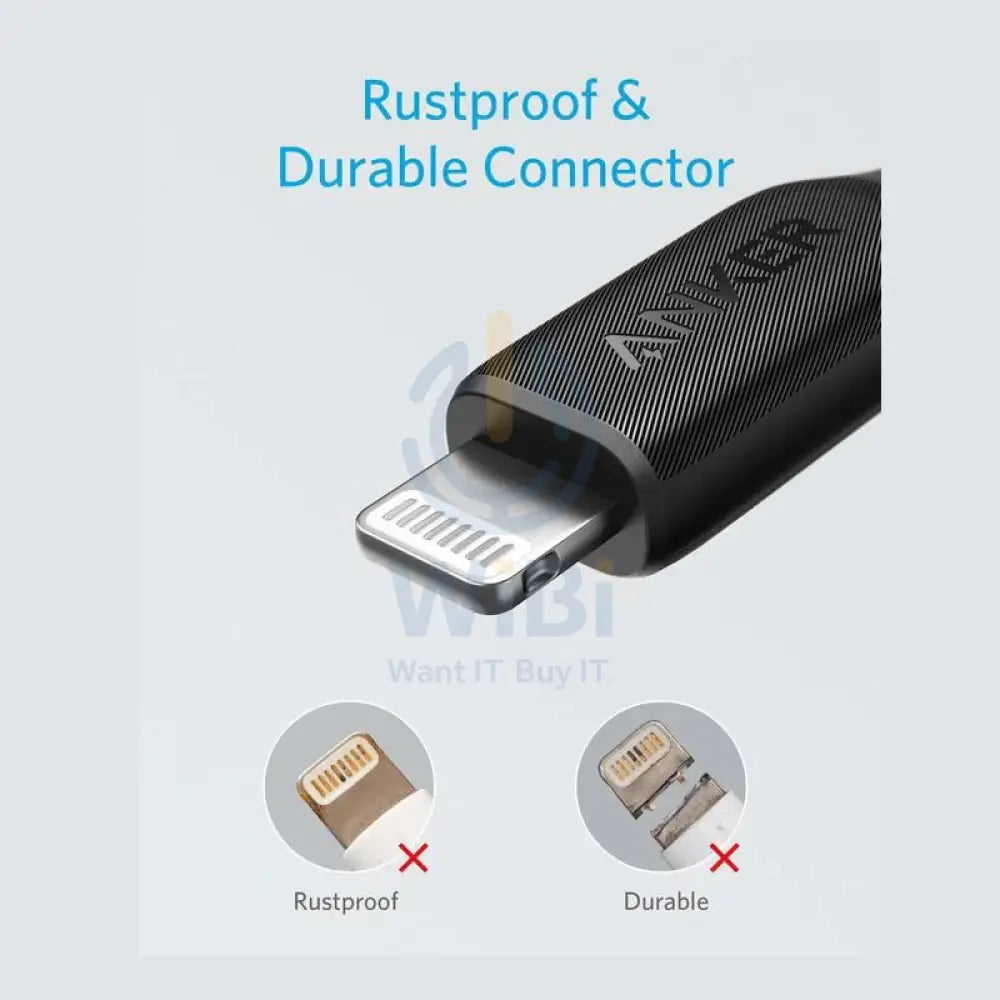 Anker PowerLine III Lightning Cable - USB-C / 0.9m / Black Accessories > Cables & Converters > Cables > Offer Zone