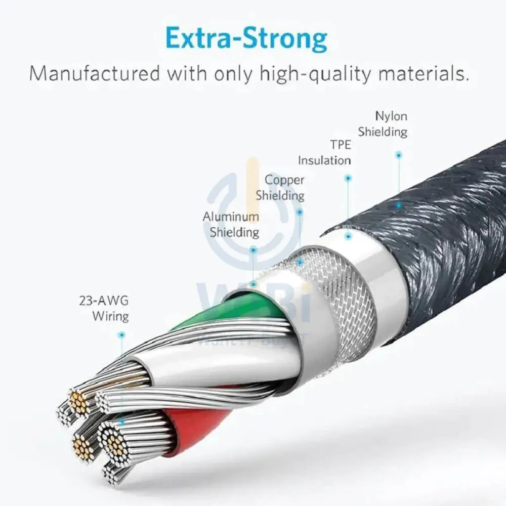 انكر باورلاين سيليكت + يو اس بي يو اس بي/ يو اس بي/ 1.8 م / 1.8 م / أسود اكسسوارات > كبلات محولات > كبلات