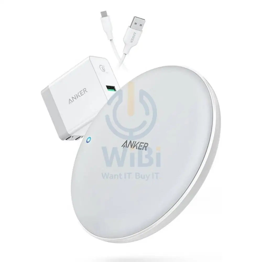 Anker PowerWave 7.5W Wireless Charging Pad - White Accessories > Power Adapters