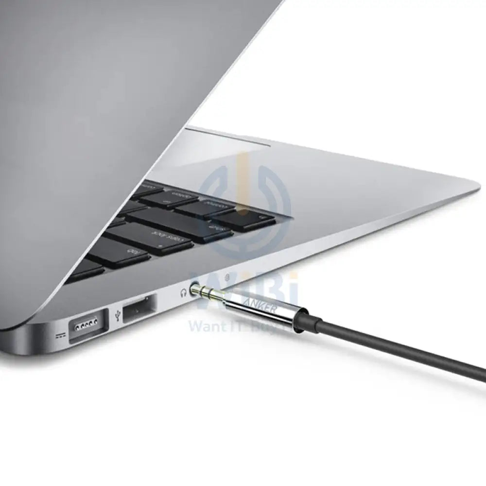 Anker Premium Auxiliary AUX Cable (1.2m) - Black Accessories > Mobiles & Tablets > Tablets