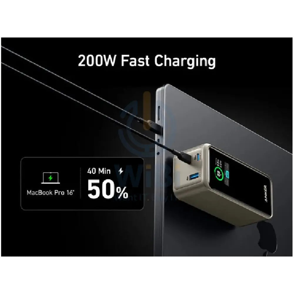 Anker Prime Series 7 Power Bank - 200W / 20,000mAh / Golden Accessories > Power Bank > Offer Zone