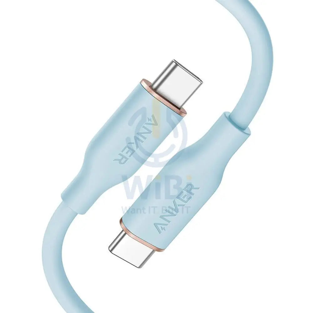 Anker Super Strong PowerLine lll Flow - USB-C / 100W / 3ft / Misty Blue Accessories > Cables & Converters > Cables