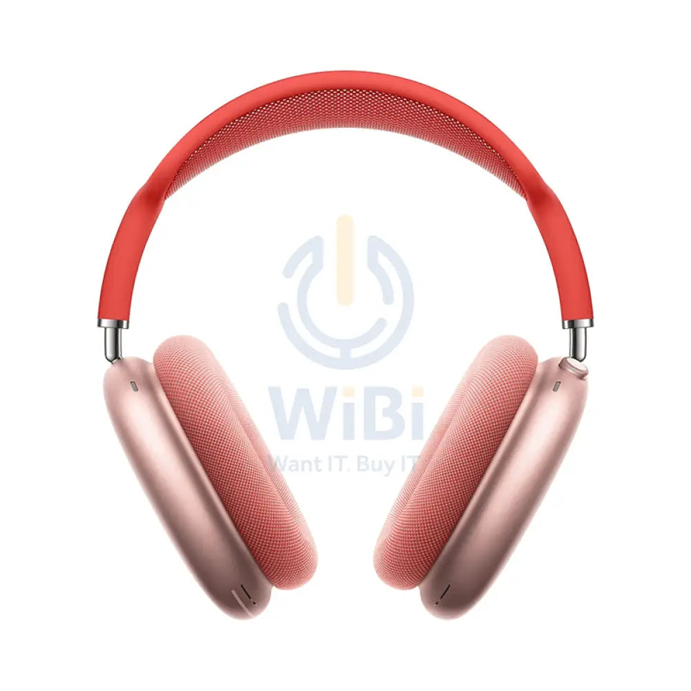 ابل ايربودز ماكس - بلوتوث v5.0 / لاسلكي / اللون الوردي - - سماعة رأس