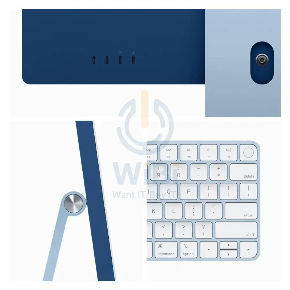 Apple iMac - 24’’ / M3 / 8-Core CPU / 10-Core GPU / 16-Core Neural Engine / 16GB RAM / 512GB SSD / Arb/Eng / Blue / 1YW