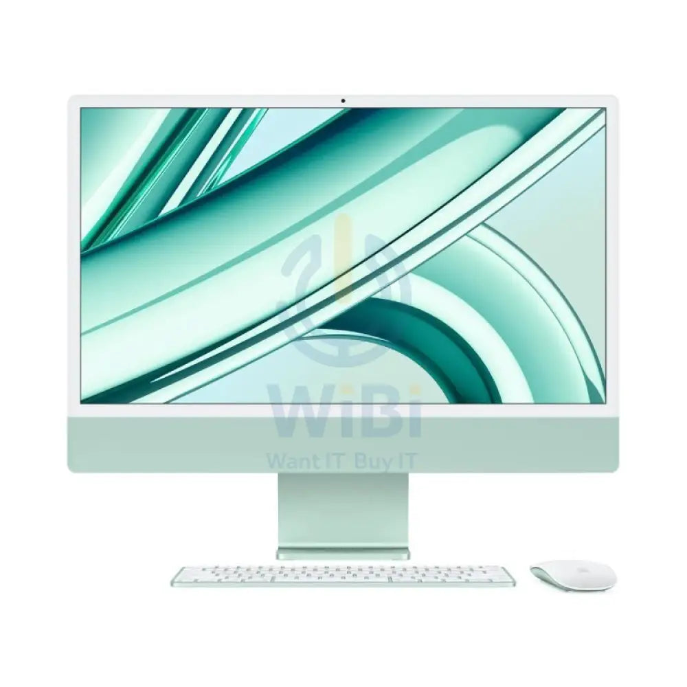 Apple iMac - 24’’ / M3 / 8-Core CPU / 10-Core GPU / 16 Core Neural Engine / 8GB RAM / 256GB SSD / Arb/Eng / Green / 1YW