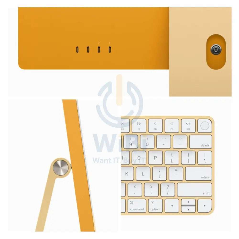 Apple iMac - 24’’ / M3 / 8-Core CPU / 10-Core GPU / 16 Core Neural Engine / 8GB RAM / 512GB SSD / Arb/Eng / Yellow