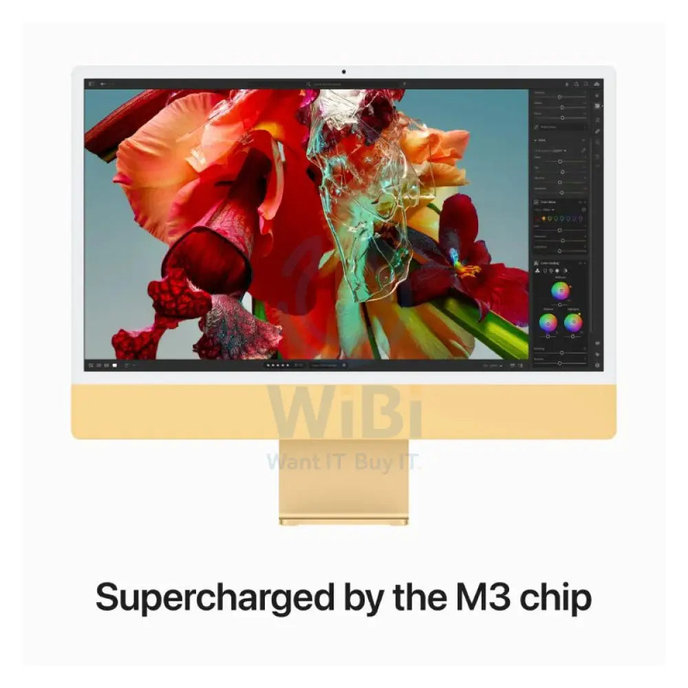 Apple iMac - 24’’ / M3 / 8-Core CPU / 10-Core GPU / 16 Core Neural Engine / 8GB RAM / 512GB SSD / Arb/Eng / Yellow