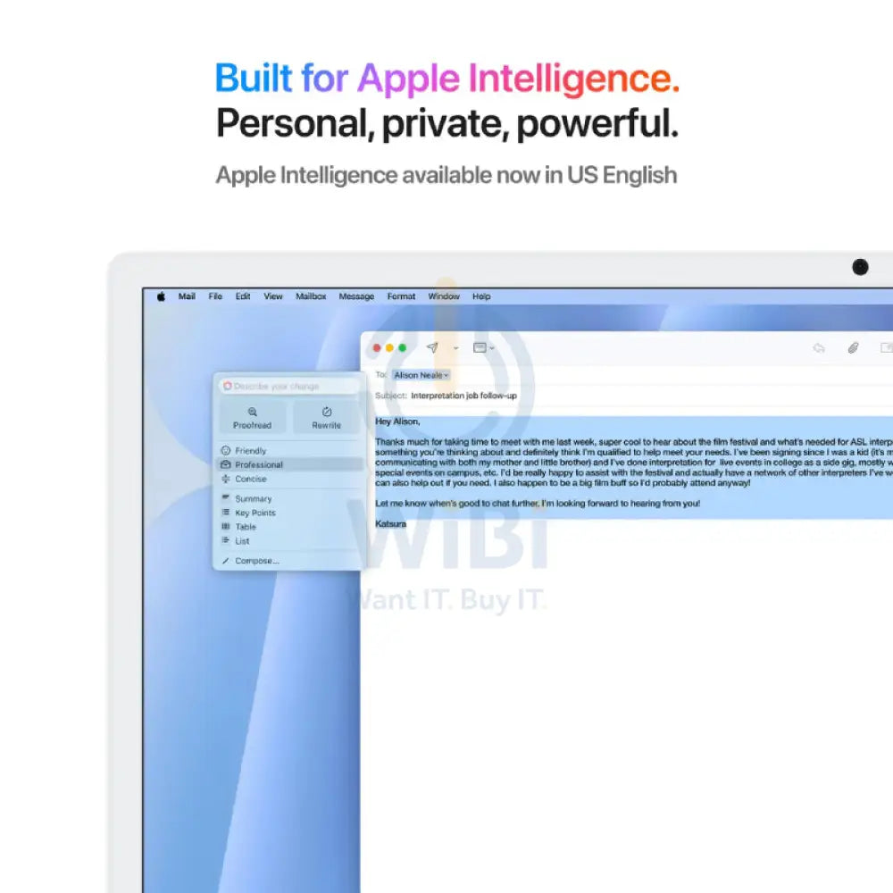 Apple iMac - 24’’ / M4 / 8-Core CPU / 8-Core GPU / 16 Core Neural Engine / 16GB RAM / 256GB SSD / Blue / 1YW Desktop &