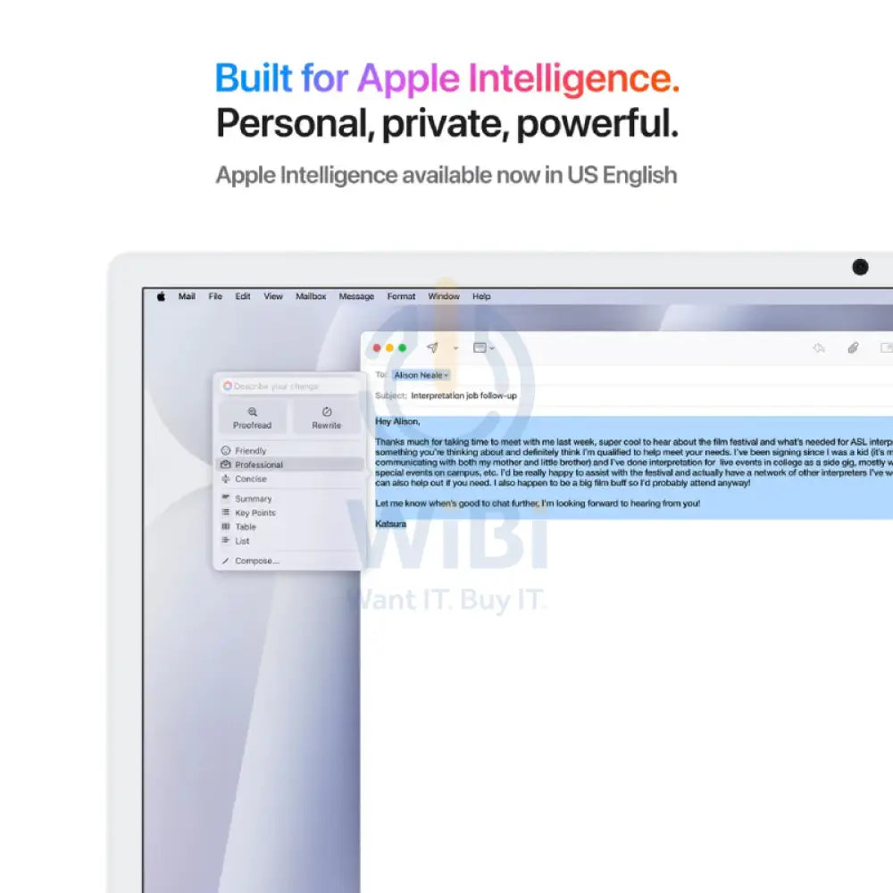 Apple iMac - 24’’ Nano Texture Glass / M4 / 10-Core CPU / 10-Core GPU / 16 Core Neural Engine / 32GB RAM / 1TB SSD