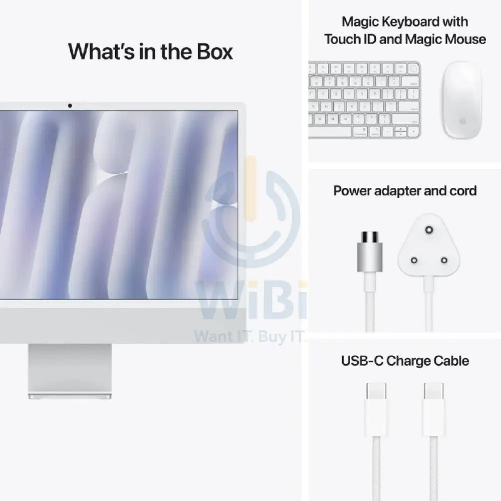 Apple iMac - 24’’ Standard Glass / M4 / 10-Core CPU / 10-Core GPU / 16 Core Neural Engine / 24GB RAM / 1TB SSD