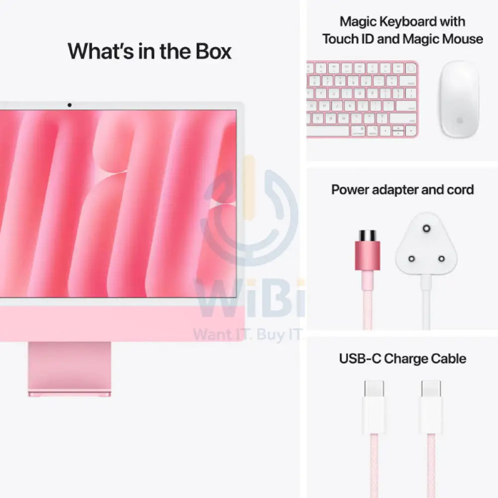 Apple iMac - 24’’ Standard Glass / M4 / 10-Core CPU / 10-Core GPU / 16 Core Neural Engine / 32GB RAM / 1TB SSD