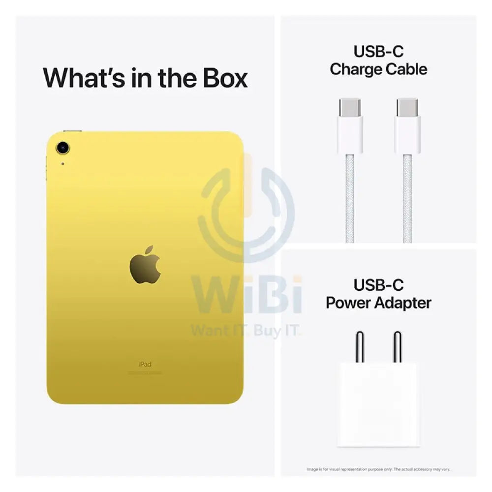 Apple iPad 10th Gen - A14 (2022) / 10.9-inch / 256GB / WiFi / Yellow Mobiles & Tablets > Tablets