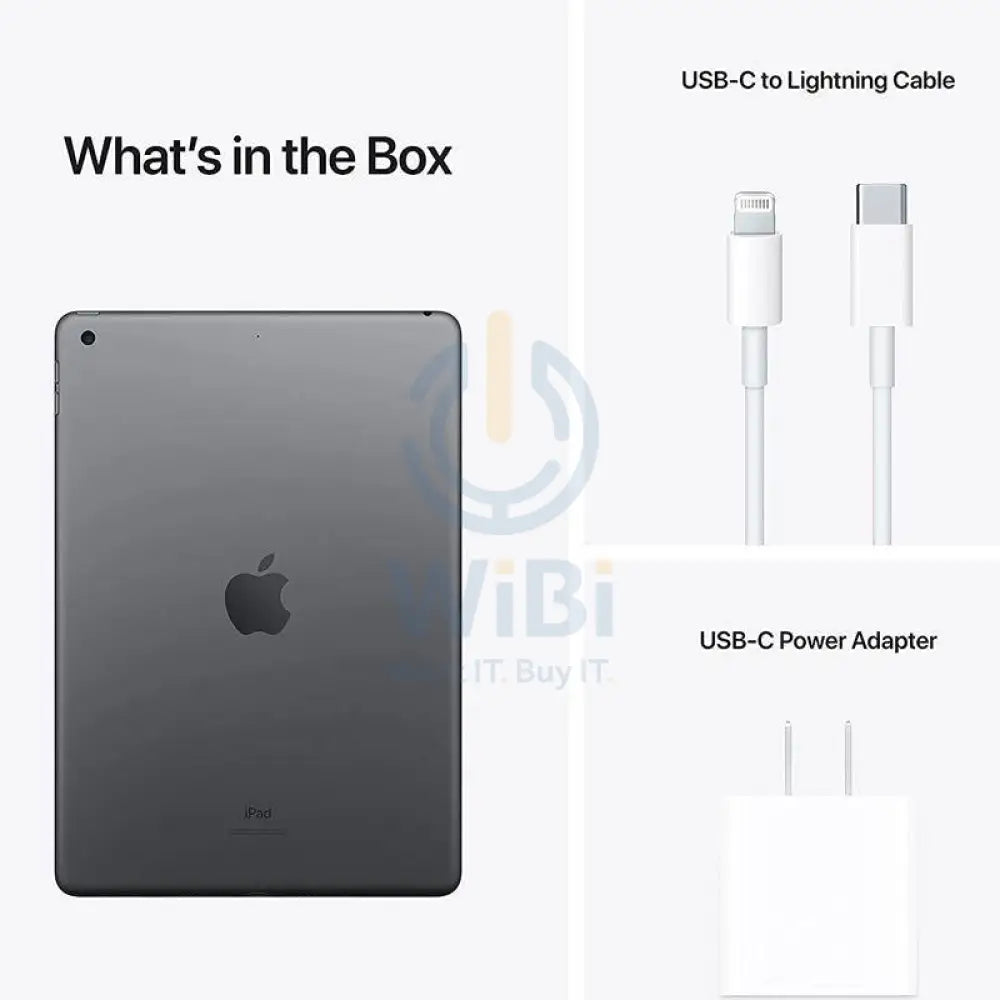 Apple iPad (9th Gen) - A13 Bionic Chip / 256GB / 10.2" Retina / Wi-Fi / Cellular / 4G / 1YW / Space Grey