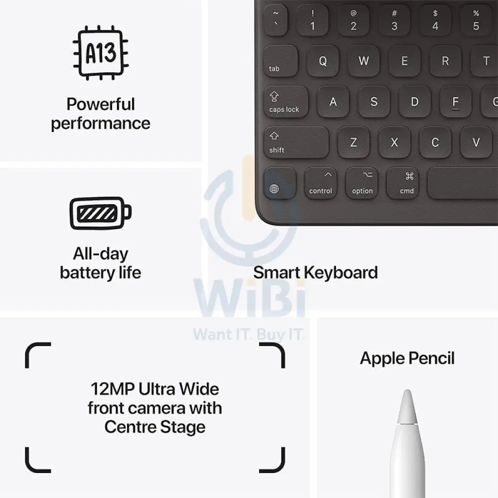 Apple iPad 9th Gen - A13 (2021) / 10.2-inch / 64GB / WiFi / SPACE GREY Mobiles & Tablets > Tablets > Offer Zone