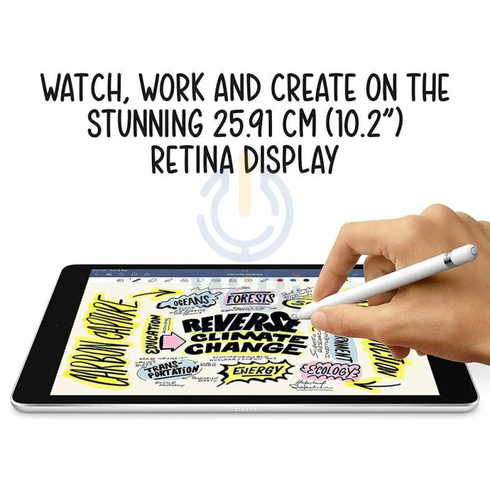 Apple iPad (9th Gen) - A13 Bionic Chip / 64GB / 10.2" Retina / Wi-Fi / Cellular / 1YW / Silver