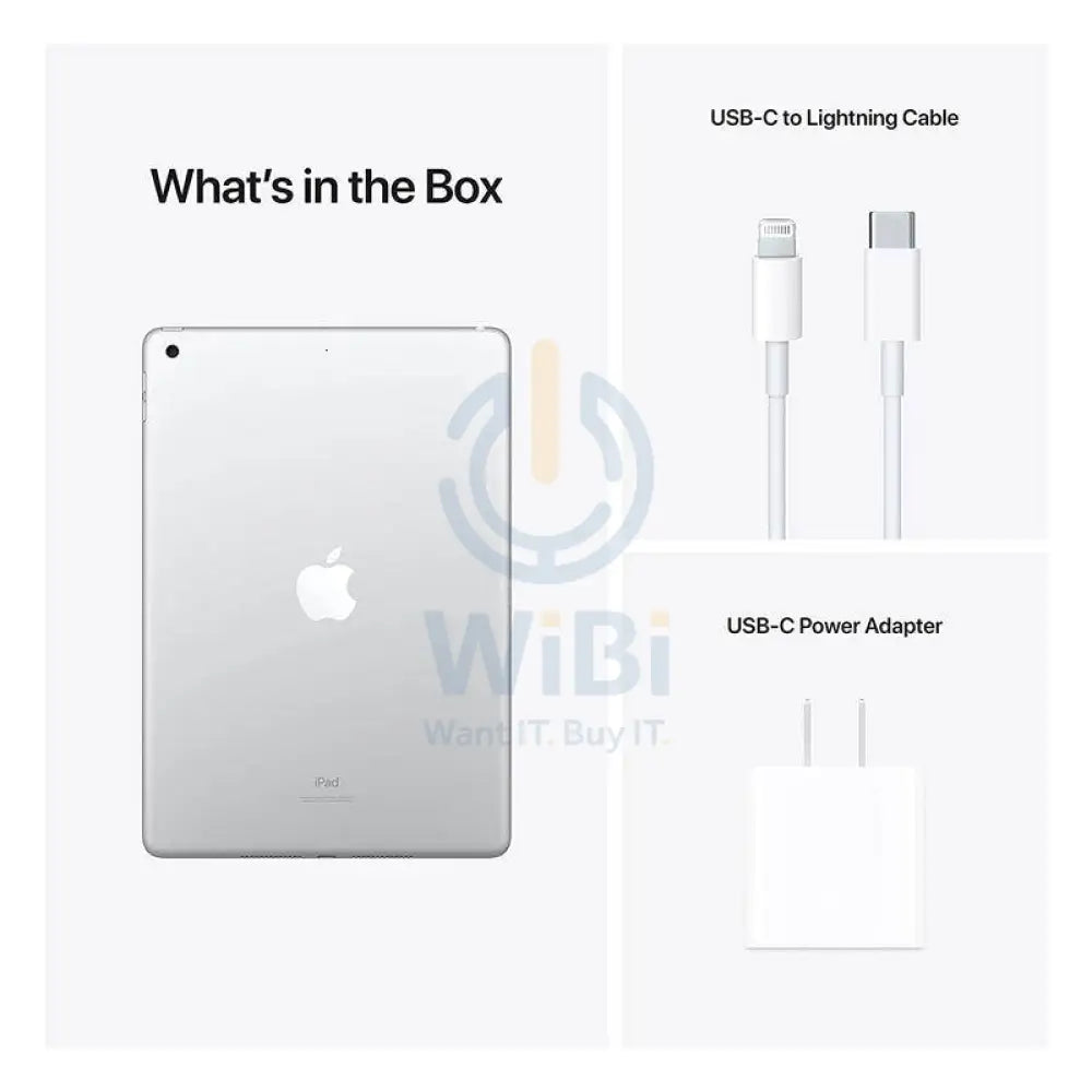 Apple iPad (9th Gen) - A13 Bionic Chip / 64GB / 10.2" Retina / Wi-Fi / Cellular / 1YW / Silver
