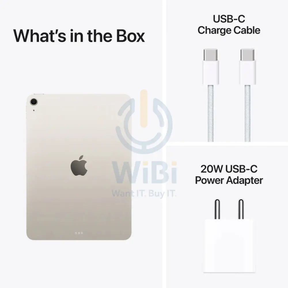 Apple iPad Air M3 (2025) / 11’’ / 512GB / WiFi / STARLIGHT Mobiles & Tablets > Tablets