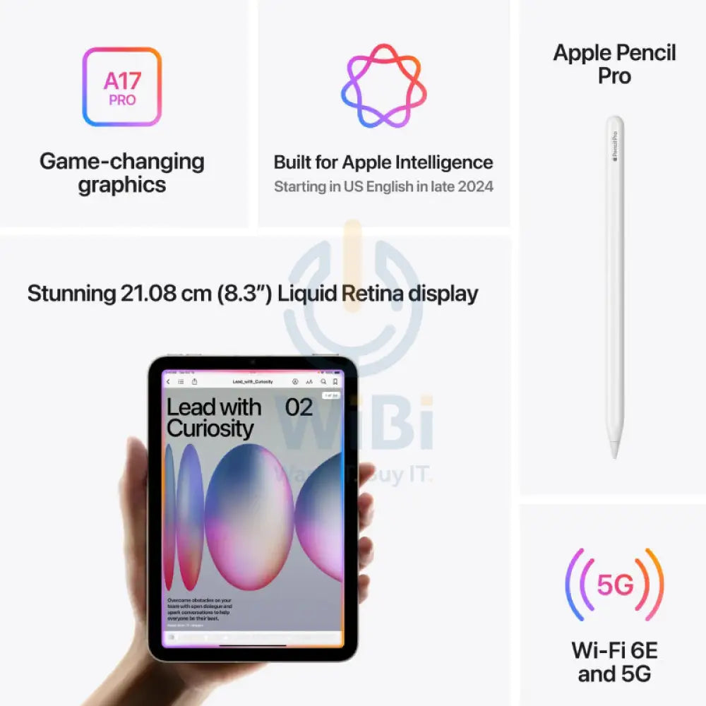 Apple iPad Mini A17 Pro (2024) / 8.3’’ / 512GB / WiFi + 5G / PURPLE Mobiles & Tablets > Tablets
